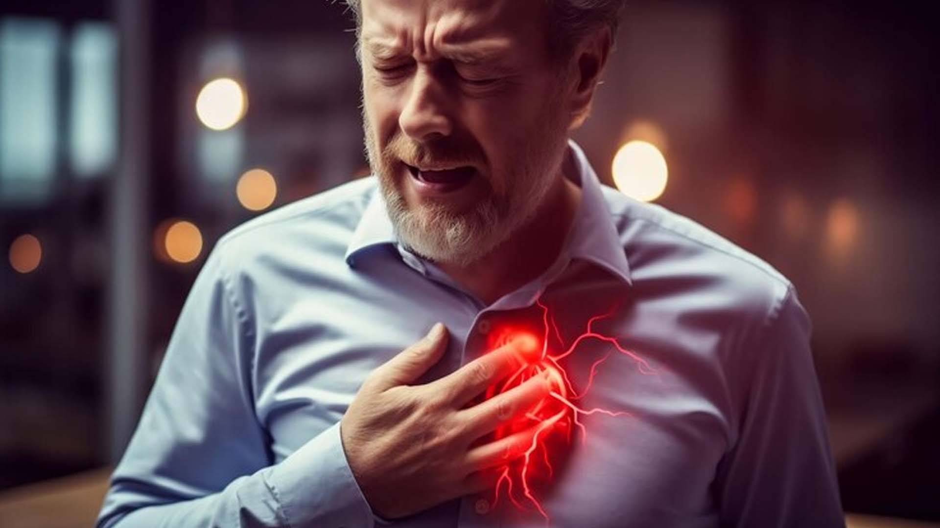Man suffering from Heart Attack